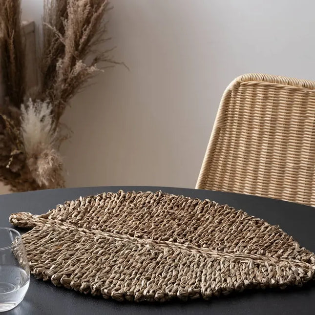 Mantel individual "Hoja de junco" 48x33cm - 173774