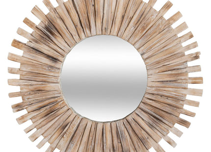 Espejo de madera "Manon" D88cm - 173846