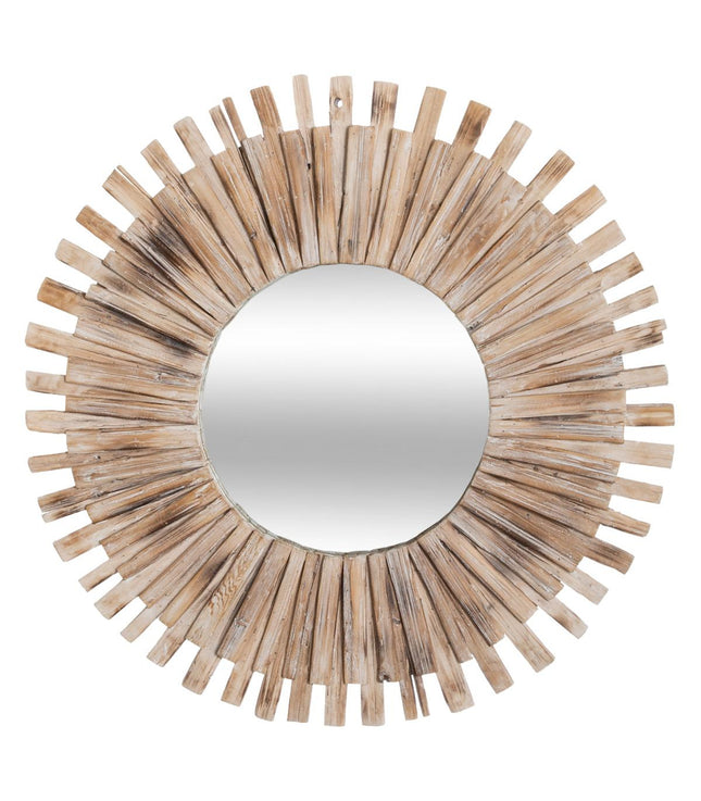 Espejo de madera "Manon" D88cm - 173846
