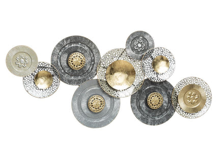 Deco de pared de metal "Emma" 119x59cm - 173888