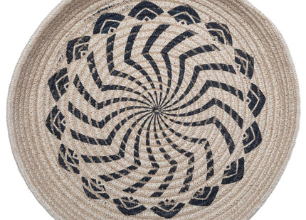 Set 2 cestas decorativas de pared de yute D 48,5 y D 38,5 - 173892