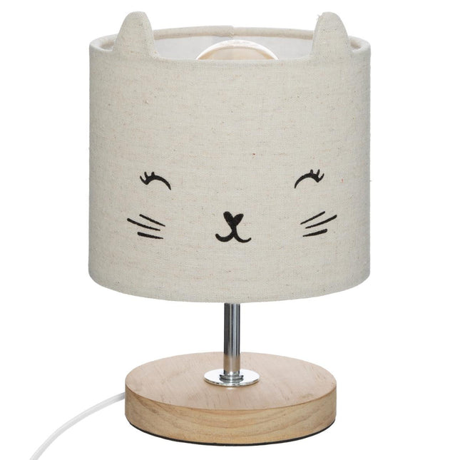 Lámpara infantil pantalla "Gato" A21cm - 174004A