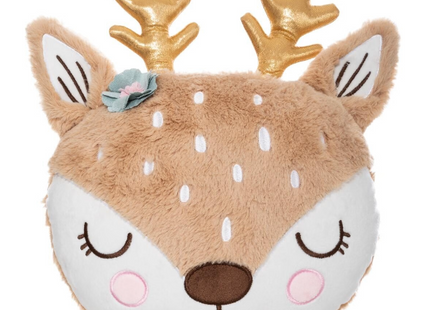 Almohada infantil "Biche" marrón 31x38cm - 174014