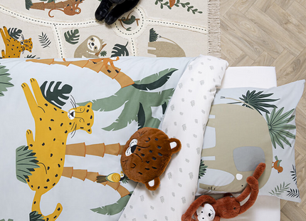 Juego de cama infantil "Jungle" 140x200cm en algodón - 174018M