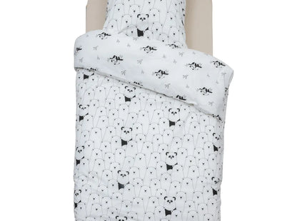 Set de cama infantil de 2 piezas con diseño de panda "Andy" en algodón - 174018Q
