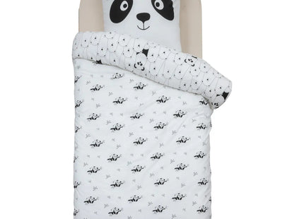 Set de cama infantil de 2 piezas con diseño de panda "Andy" en algodón - 174018Q