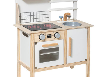 Juego de imitación de cocina de madera totalmente equipada - 174133