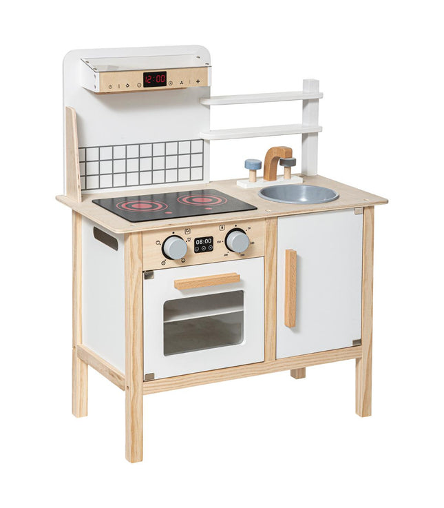 Juego de imitación de cocina de madera totalmente equipada - 174133