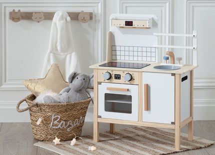 Juego de imitación de cocina de madera totalmente equipada - 174133