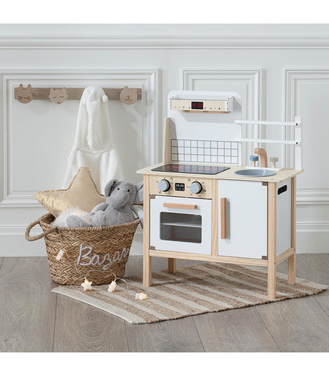 Juego de imitación de cocina de madera totalmente equipada - 174133