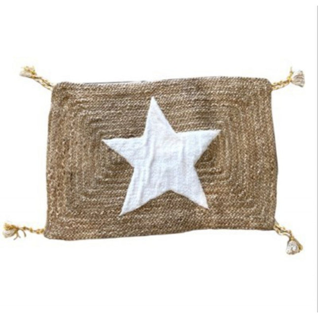 Alfombra infantil "Douce Étoile" de yute 60x90cm - 174208