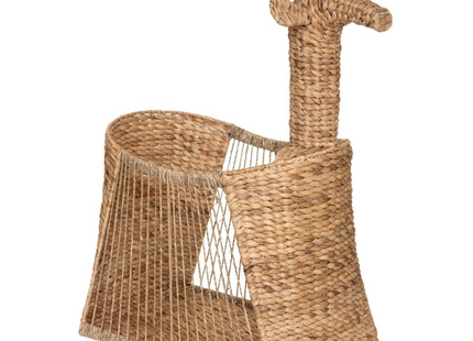 Cesta infantil "Jirafa" jacinto de agua tejido A79cm - 174244