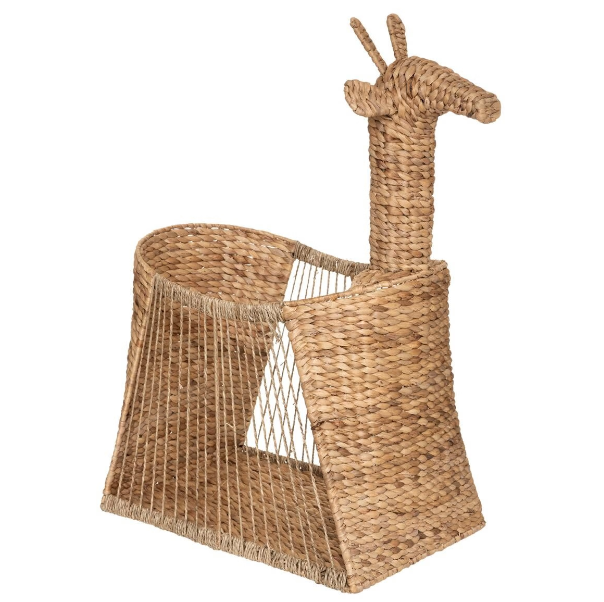 Cesta infantil "Jirafa" jacinto de agua tejido A79cm - 174244