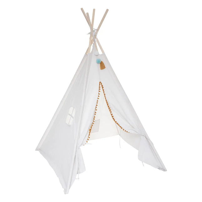 Tipi infantil "Wapi" de lona color crema A160cm -  174246