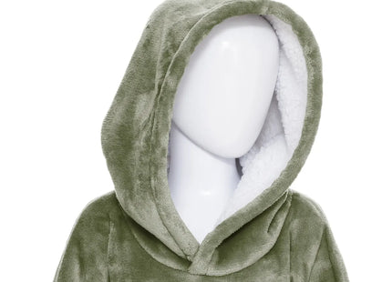 Manta sudadera verde "Dinosaurio" para niños de 3 a 10 años - 174252B