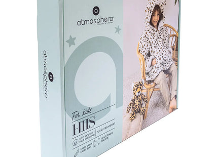 Manta sudadera con estampado "Leopardo" para niños de 3 a 10 años - 174252D