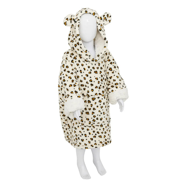 Manta sudadera con estampado "Leopardo" para niños de 3 a 10 años - 174252D