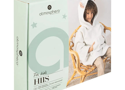 Manta sudadera de oveja blanca "Hiss" para niños de 3 a 10 años - 174252E