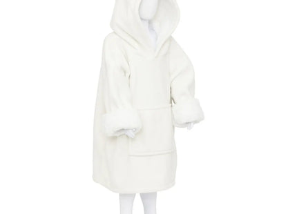 Manta sudadera de oveja blanca "Hiss" para niños de 3 a 10 años - 174252E