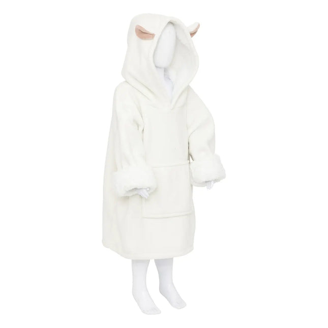 Manta sudadera de oveja blanca "Hiss" para niños de 3 a 10 años - 174252E