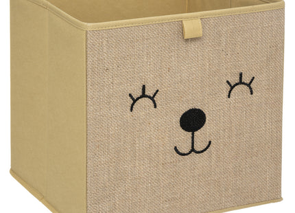 Caja organizadora con decoración de animales Yute - 174305