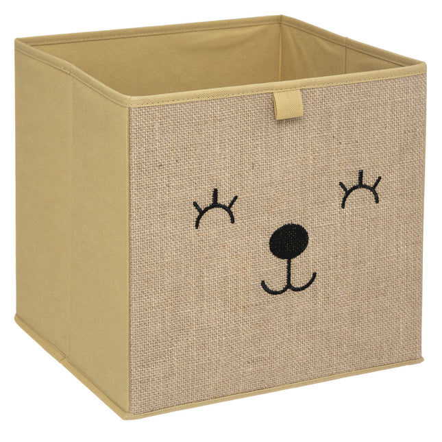 Caja organizadora con decoración de animales Yute - 174305