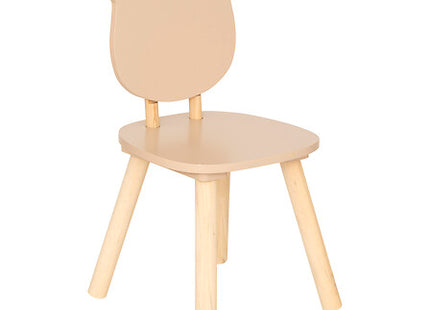 Silla "Douceur" osito orgánica MDF beige - 174315C