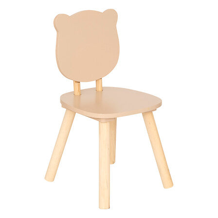 Silla "Douceur" osito orgánica MDF beige - 174315C