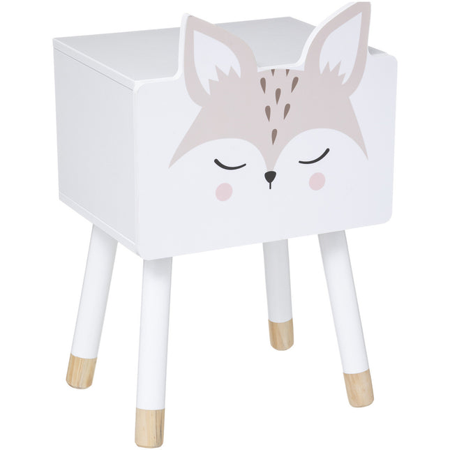 Mesita de noche infantil "Fox" en madera - 174320
