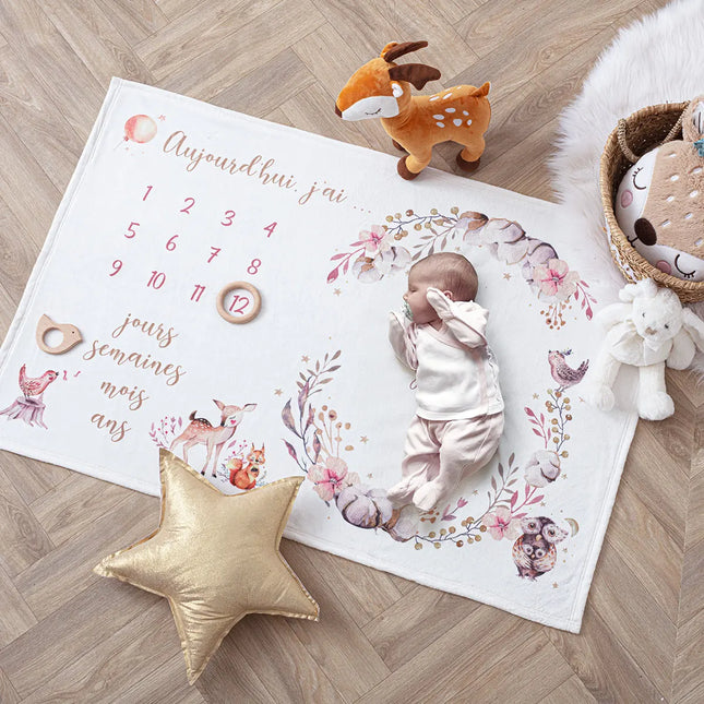 Manta de hitos para bebé 120x80cm - 174343A