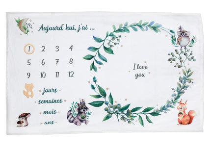 Manta de hitos para bebé 120x80cm - 174343A