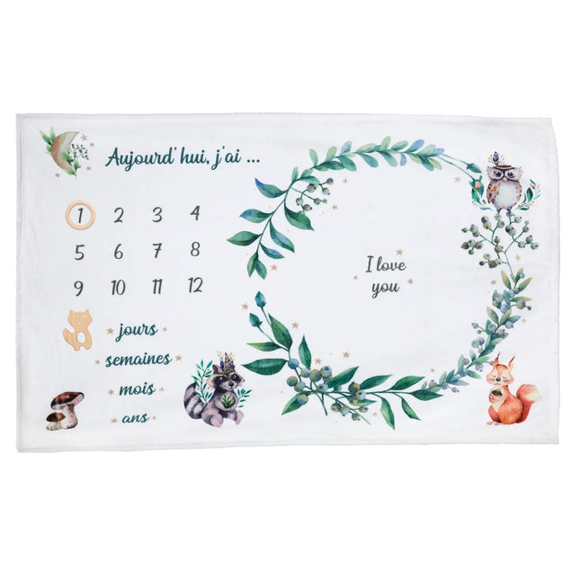 Manta de hitos para bebé 120x80cm - 174343A