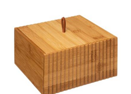 Pote de algodón de bambú natural - 174538