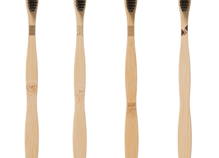 Juego de 4 cepillos de dientes de bambú - 174560