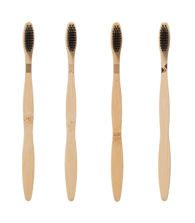Juego de 4 cepillos de dientes de bambú - 174560