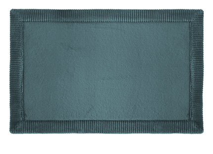 Alfombra de baño con memoria de forma Azul Petróleo - 174561D