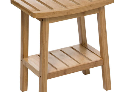 Taburete con pequeño almacenaje extra en Bambú - 174605