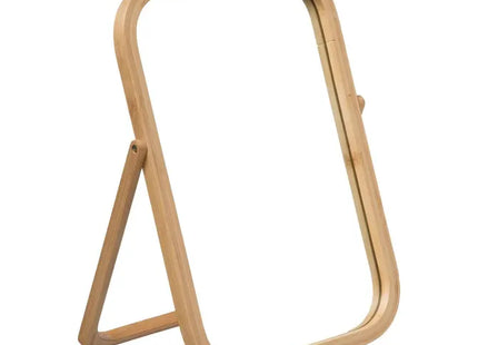 Espejo independiente de bambú de 39 cm - 174606