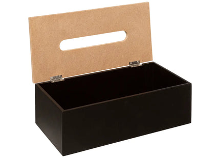 Caja de pañuelos "Modern Color" negro - 174641B