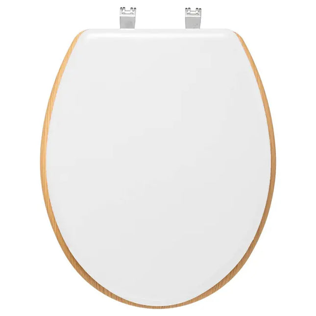 Asiento de inodoro de madera blanca "Modern Color" - 174669A