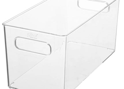 Caja de plástico 15x31cm "Selena" transparente - 174674