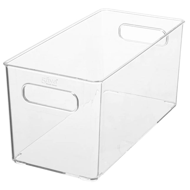 Caja de plástico 15x31cm "Selena" transparente - 174674