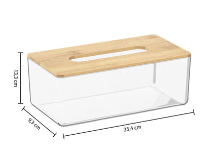 Caja de pañuelos de bambú "Selena" - 174684