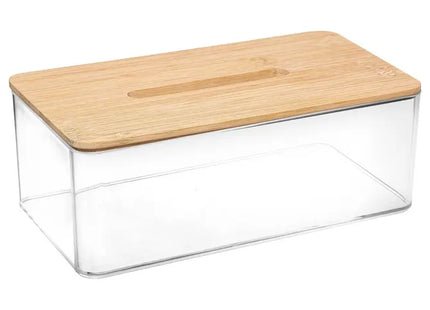 Caja de pañuelos de bambú "Selena" - 174684