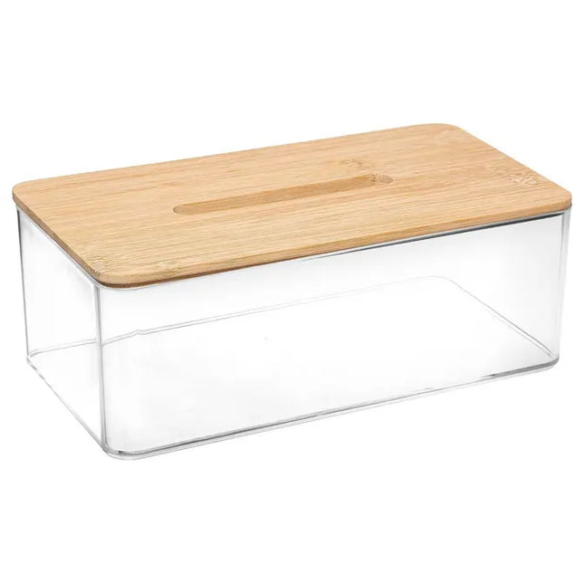 Caja de pañuelos de bambú "Selena" - 174684