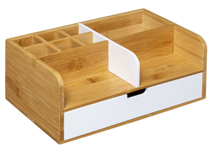 Organizador de compartimentos con 1 cajón antracita blanco - 174687A