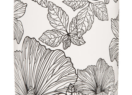 Pote de algodón de cerámica "Blackflora" -  174700A