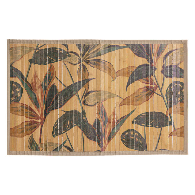 Alfombra de baño de listones de bambú 50x80 "Palawan" -  174701B