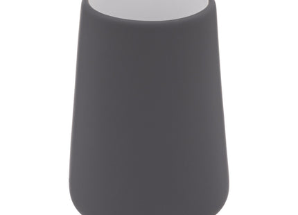 Vaso porta cepillos de dientes de cerámica "Cocon" gris - 174708