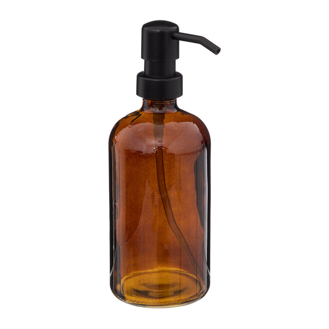 Dispensador de jabón o loción de vidrio tintado de 450ml - 174712